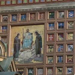 Detail der Erlöser-Kirche, St. Petersburg